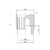 Муфта PPR Thermo Alliance 25х1/2 ВР - DSB203