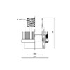 Муфта PPR Thermo Alliance 40х1 1/4 ЗР - DSB308