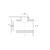 Трійник PPR Thermo Alliance 40х25х40 - DSC105