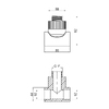 Трійник PPR Thermo Alliance 32х1х32 ЗР - DSC306