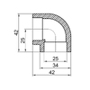 Кутик PPR Thermo Alliance 25, 90° - DSE002