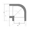 Кутик PPR Thermo Alliance 75, 90° - DSE007