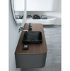 Умивальник накладний Duravit Happy D.2 Plus 40х40, антрацит матовий (2359401300)
