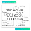 Терморегулятор для котла NAVIN TGB5RF-3A з Wi-Fi, програмований, білий - 24-104174-0401