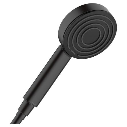 Ручний душ Hansgrohe Pulsify 105 1jet Green/EcoSmart, чорний матовий (24121670)
