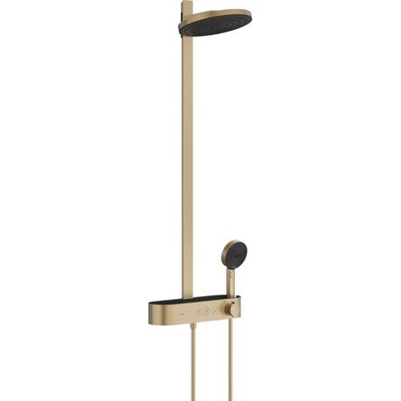 Душова система Hansgrohe Pulsify Showerpipe 260 2jet 400 EcoSmart, Brushed Bronze (24241140)