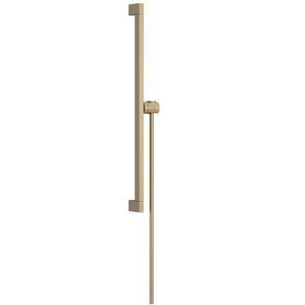 Душова штанга Hansgrohe Unica E Puro 65 см зі шлангом 160 см, Brushed Bronze (24404140)