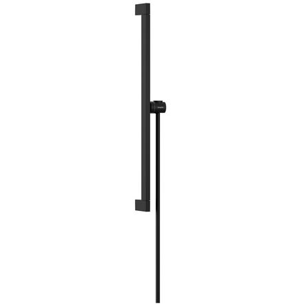 Душова штанга Hansgrohe Unica E Puro 65 см зі шлангом 160 см, Matt Black (24404670)