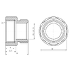 Муфта обтискна SD Forte 20х3/4" ВВ SF171W2020