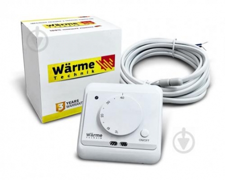 Warme Technik М містить датчик температури повітря (вбудований) і поставляється з зовнішнім датчиком (монтуется в підлогу)