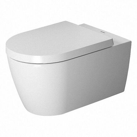 Підвісний унітаз з кришкою Duravit Me by Starck rimless, білий (2529090000_0020090000)