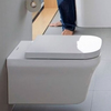 Унітаз підвісний Duravit P3 Comforts Rimless з кришкою, білий (2561090000/0020390000)