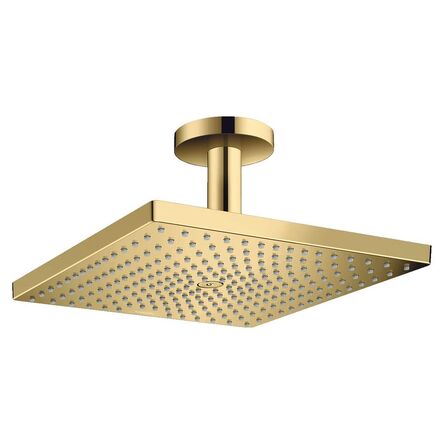 Верхній душ Hansgrohe Raindance Select E 300 1jet Air EcoSmart з власником, золото (26250990)
