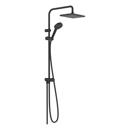 Душова система Hansgrohe Vernis Shape Showerpipe 230 1jet Reno EcoSmart, чорний матовий (26289670)