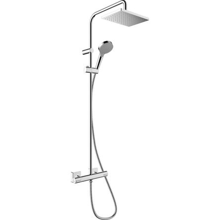 Душова система Hansgrohe Vernis Shape Showerpipe 230 1jet Green з термостатом, Chrome (26319000)