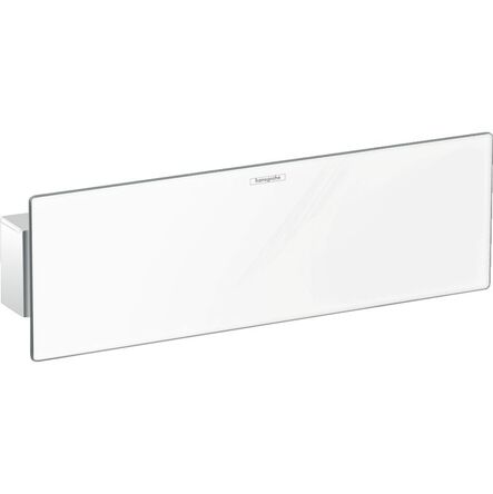 Шланговое підключення для душа Hansgrohe Fixfit Porter 300 з власником і поличкою, білий хром (26456400)