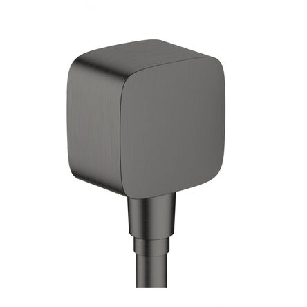 Шланговое під'єднання Hansgrohe FixFit E зі зворотним клапаном, Brushed Black Chrome (26457340)