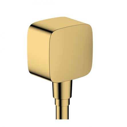 Шланговое під'єднання Hansgrohe FixFit E зі зворотним клапаном, Polished Gold Optic (26457990)