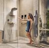 Шлангове підключення Hansgrohe Porter 500 Rainfinity з поличкою L, Polished Gold Optic (26843990)