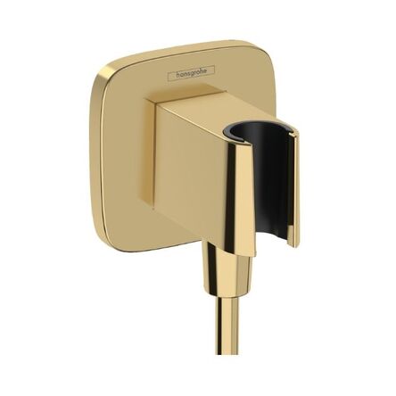 Шлангове підключення Hansgrohe FixFit Porter Q з тримачем, Polished Gold Optic (26887990)