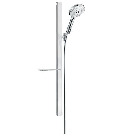 Душовий набір Hansgrohe Raindance Select 120/90 см 3Jet EcoSmart 9л/хв, White/Chrome (27649400)
