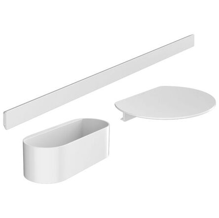 Комплект аксесуарів Hansgrohe WallStoris 3в1, Matt White (27966700)