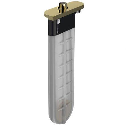 Шланг для лійки Hansgrohe SBox Square 1,45 м виразний в борт ванни, Polished Gold Optic (28010990)