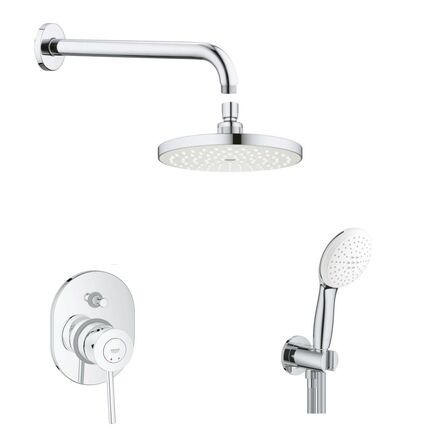 Комплект для душу Grohe, хром (29047000_27541001_28576000_26406003)