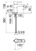Nobili Змішувач для умивальника ABC (ABE87118-2CR),