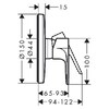 Hansgrohe REBRIS S змішувач для душу ПМ-72667000