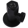 Quality Professional Кран кульовий кутовий Professional 1/2?X3/4? NV-QP888 BLACK