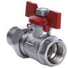 Кран кульовий прямий з американкою Arco 1/2? TURIA 0117208
