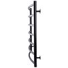 Рушникосушарка Unio LD W 700-500-7 BLK Драбинка Дуга вода чорна