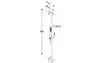 Kludi NOVA FONTE PURISTIC душовий гарнітур 1S L=90 мм - 208403915
