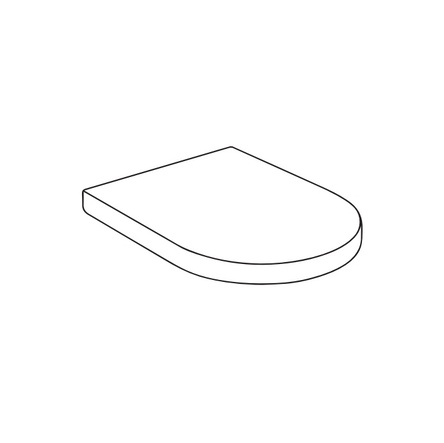 Кришка для унітазу Quarter Bath SCD Duroplast Soft Close, білий  (30SCD.01.02.03.02.02)