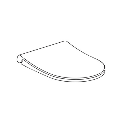 Кришка для унітазу Quarter Bath SCD Slim Duroplast Soft Close, білий (30SCD.03.02.03.02.02WG)