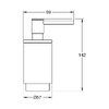 Дозатор для рідкого мила Grohe Selection 41028000