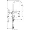 Hansgrohe Axor Uno2 Смеситель для кухни, двухвентильный - 38040000
