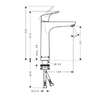 Змішувач для умивальника Hansgrohe Focus 190, хром (31518000)