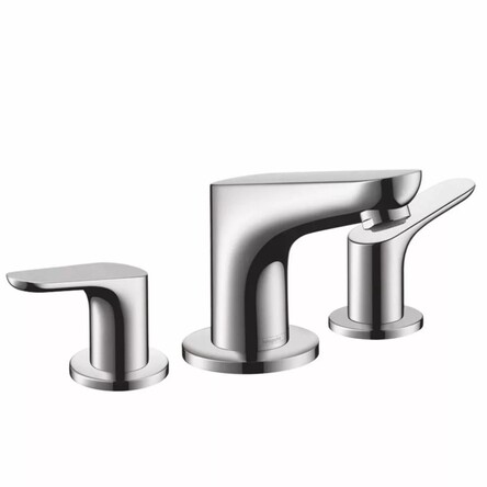 Змішувач для умивальника Hansgrohe Focus E 100 на 3 отвори, хром (31937000)