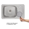 Кухонна мийка Lidz 6642 Satin 0,8 мм (LIDZ664208SAT)