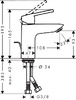 Hansgrohe Logis Loop Набір змішувачів для душу, умивальник 100 (71151000+71247000+26553400) - 1072019