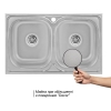 Кухонна мийка Lidz 5080 Decor 0,8 мм (LIDZ5080DEC08)