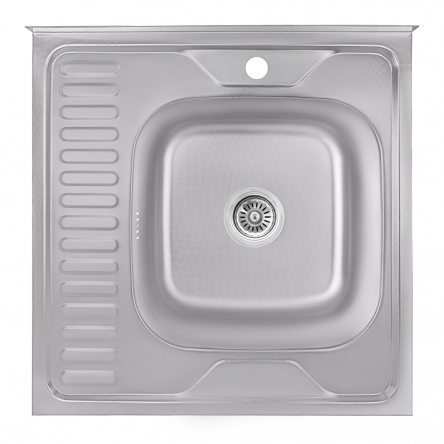 Кухонна мийка Lidz 6060-R Decor 0,6 мм (LIDZ6060RDEC06)