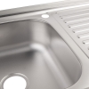 Кухонна мийка Lidz 5080-L Decor 0,8 мм (LIDZ5080LDEC06)
