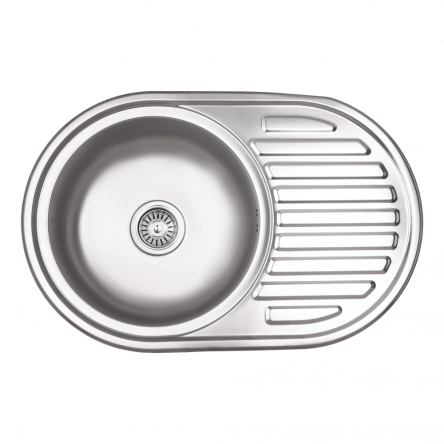 Кухонна мийка Lidz 7750 Micro Decor 0,6 мм (LIDZ7750DEC06)
