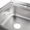 Кухонна мийка Lidz 6080-L Decor 0,8 мм (LIDZ6080LDEC08)