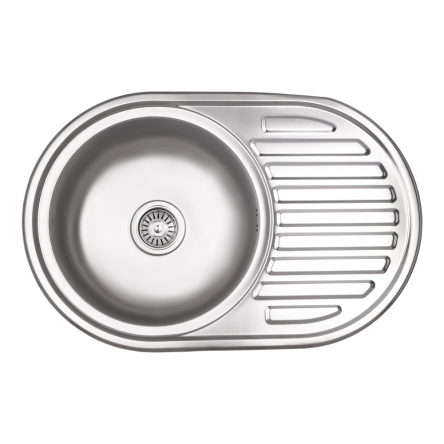 Кухонна мийка Lidz 7750 Micro Decor 0,8 мм (LIDZ7750MDEC)