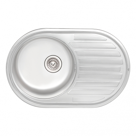 Кухонна мийка Qtap 7750 Satin 0,8 мм (QT7750SAT08)