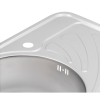 Кухонна мийка Qtap 6744L Satin 0,8 мм (QT6744LSAT08)